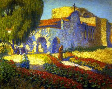 Mission San Juan Campstrano Artwork by Channel Pickering Townsley