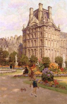 The Tuileries, Paris Artwork by Anna Mary Richards Brewster