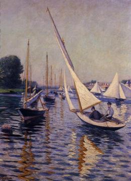 Regatta At Argenteuil Artwork by Gustave Caillebotte