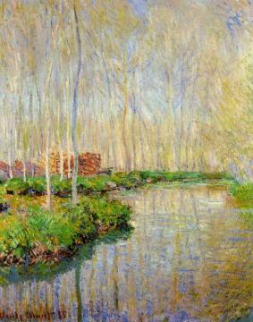 The River Epte Artwork by Claude Oscar Monet