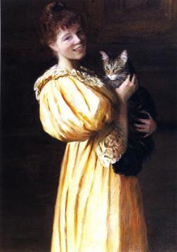 Edith with Lierre Artwork by Lilla Cabot Perry