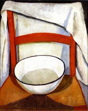 Chair with Bowl and Towel Artwork by Roger Fry