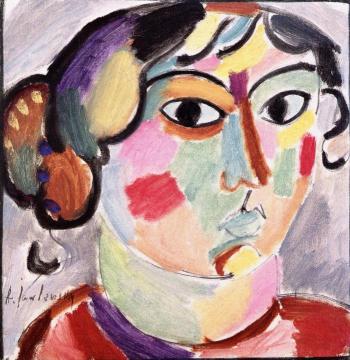 Woman from St. Prex Artwork by Alexej Jawlensky