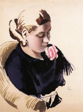 Portrait Of The Artist's Sister Artwork by Pavel Tchelitchew