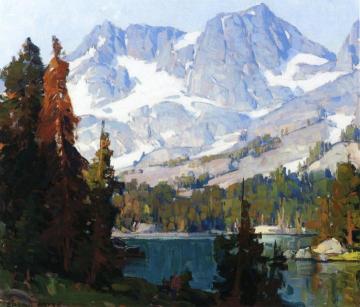 Mountain Lake Artwork by Edgar Alwyn Payne