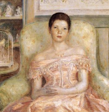 Dress Of 1860 Artwork by Frederick Carl Frieseke