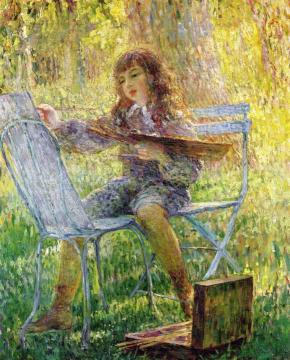 Young Painter Artwork by Henri Lebasque