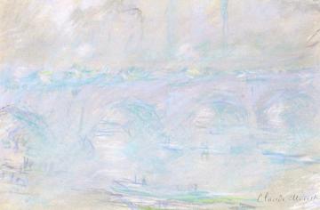 Waterloo Bridge Artwork by Claude Oscar Monet