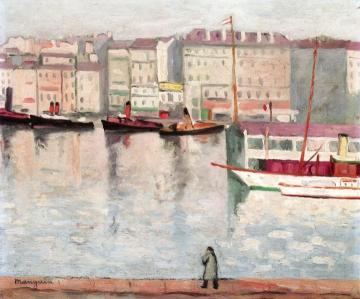 Marseille, the Belgian Quay Artwork by Henri Manguin