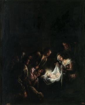 Adoration Of The Shepherds Artwork by Jacopo Bassano