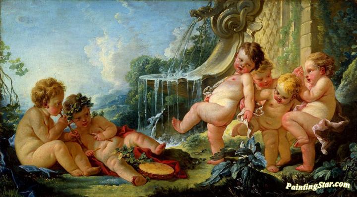 Music and Dance Artwork by Francois Boucher