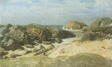 Landscape at Ogne Artwork by Kitty Kielland