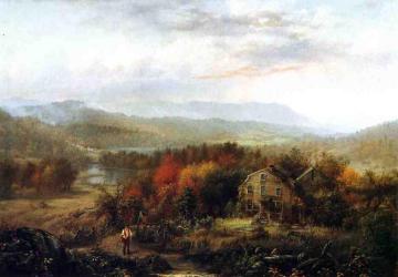 The Old Farmhouse Artwork by Jerome Thompson