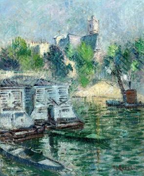 Saint-Gervais,Paris Artwork by Gustave Loiseau