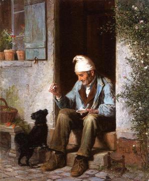 The Little Beggar Artwork by James Wells Champney