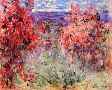 Flowering Trees near the Coast Artwork by Claude Oscar Monet