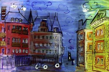 Houses by the Sea Artwork by Raoul Dufy