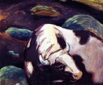 Bull Artwork by Franz Marc