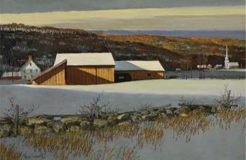 Connecticut Winter Artwork by Eric Sloane