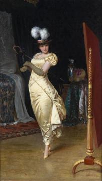 Preparing for the ball Artwork by Charles Joseph Frederick Soulacroix