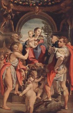 Madonna with St George Artwork by Correggio