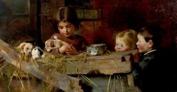 Childhood's Treasures Artwork by Marianne Stokes