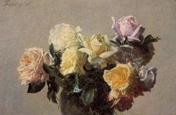 Roses Artwork by Henri Fantin-Latour