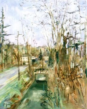 The Canal Artwork by Francis Gruber