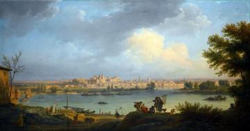 A View Of Avignon Artwork by Claude-Joseph Vernet