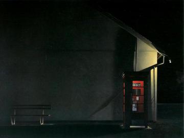 Night at the Pensioner Flats Artwork by Grahame Sydney