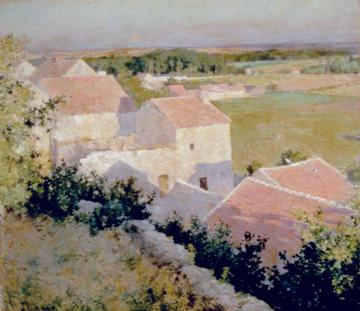 Midsummer Twilight Artwork by Willard Leroy Metcalf