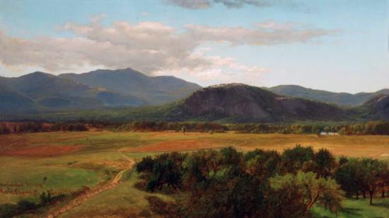 Moat Mountain And White Horse Ledge, Study, North Conway, New Hampshire Artwork by James David Smillie