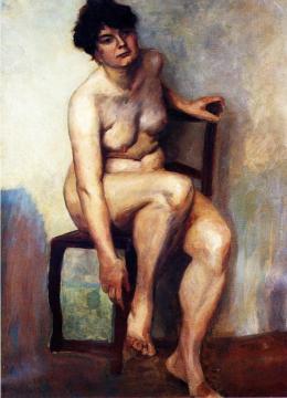 Female Nude Artwork by Lovis Corinth