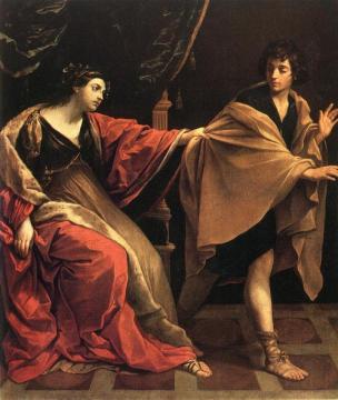Joseph And Potiphar's Wife Artwork by Guido Reni