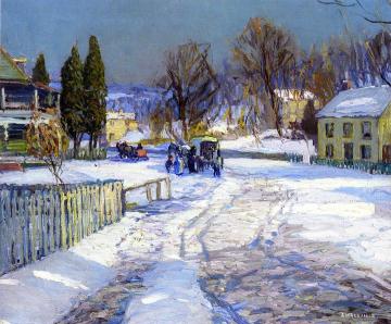 The Village Store Artwork by Edward Willis Redfield