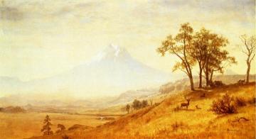 Mount Hood Artwork by Albert Bierstadt