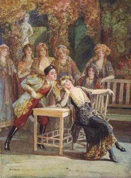 Danilo and Sonia Artwork by Talbot Hughes