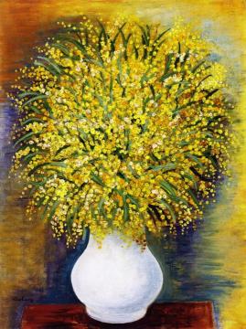 Mimosas Artwork by Moise Kisling