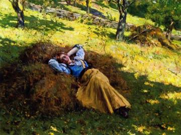 Daydreaming Artwork by Henry Mosler