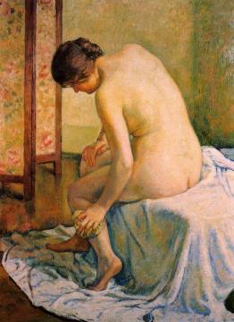 Bather Artwork by Theo van Rysselberghe