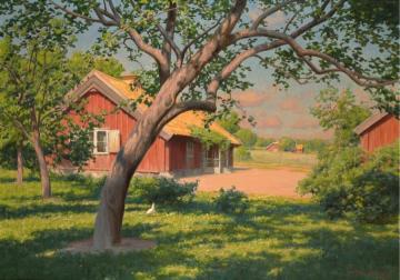 Summer Idyll Artwork by Johan Krouthén