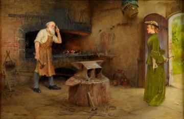 At your service Artwork by John Arthur Lomax