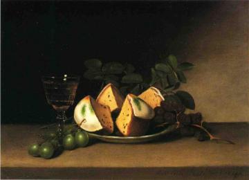 Still Life with Cake Artwork by Raphaelle Peale