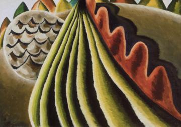 Fields Of Grain As Seen From Train Artwork by Arthur Dove