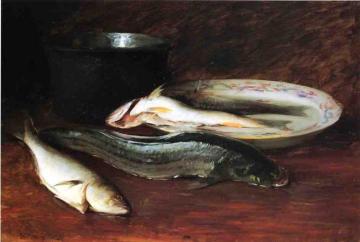 Still Life with Fish Artwork by Thèodore Gèricault