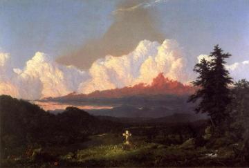 To The Memory Of Cole Artwork by Frederic Edwin Church