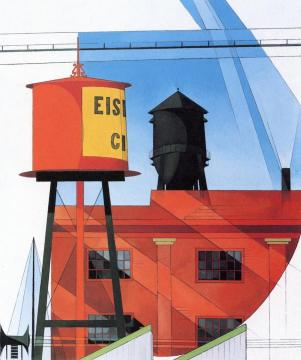 Buildings Abstraction, Lancaster Artwork by Charles Demuth