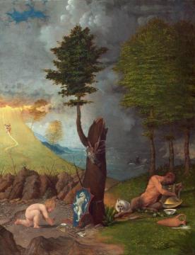 Allegory of Virtue and Vice Artwork by Lorenzo Lotto