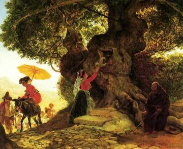 By the Bogoroditsky Oak Artwork by Karl Pavlovich Bryullov