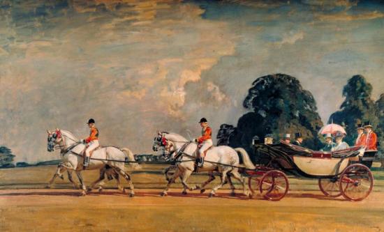Their Majesties' Return From Ascot Artwork by Sir Alfred James Munnings